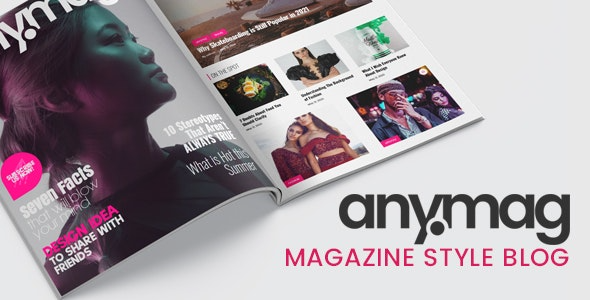 Anymag (v2.9.7) 杂志风格WordPress博客主题