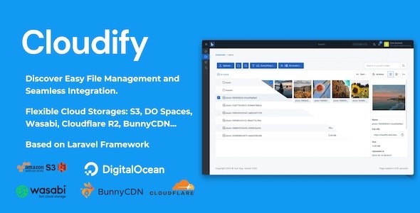 Cloudify (v1.0.8) 自托管文件管理和云存储解决方案