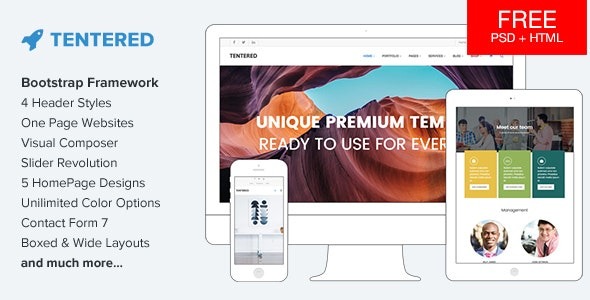 Tentered v2.6 Multi Purpose WordPress Theme - 多功能WordPress主题