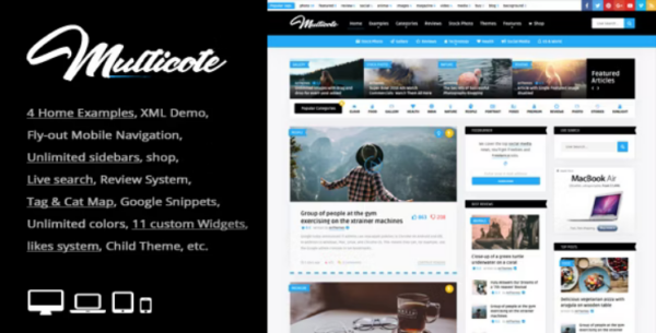 Multicote (v.3.7) 杂志和WooCommerce WordPress主题 - 多功能响应式设计