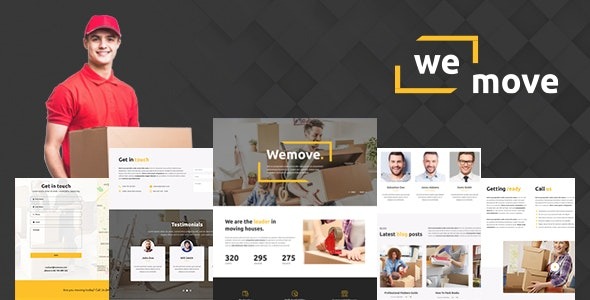 WeMove v1.6 家庭搬迁与物流WordPress主题 - 高效搬家网站解决方案