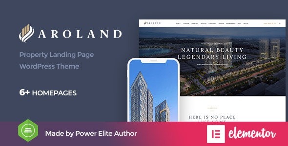 Aroland v1.1.3 单属性着陆页WordPress主题 - 专业房地产展示解决方案