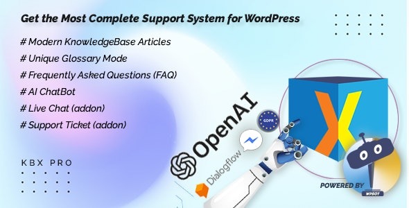 KnowledgeBase Glossary, FAQ & HelpDesk ChatBot v7.9.6 - 知识库术语表、常见问题解答和帮助台聊天机器人