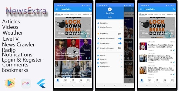 NewExtra Flutter App For Android & IOS (2024年6月2日) - 跨平台移动应用开发解决方案