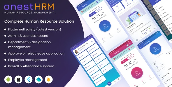 Onest HRM Human Resource Management System App & Website (v3.0) - 人力资源管理系统应用与网站