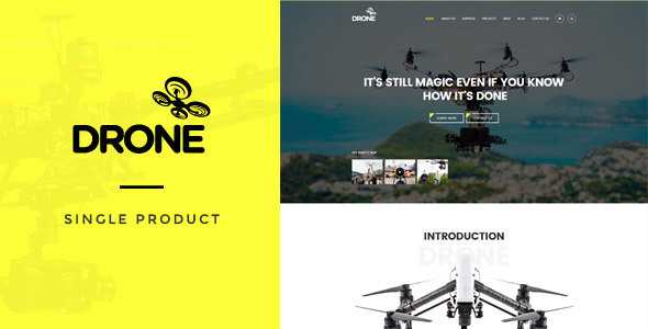 Drone v1.40 Single Product WordPress Theme - 单产品WordPress主题