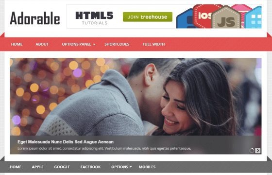 MyThemeShop Adorable WordPress Theme v1.1.0 - 可爱风格的WordPress主题