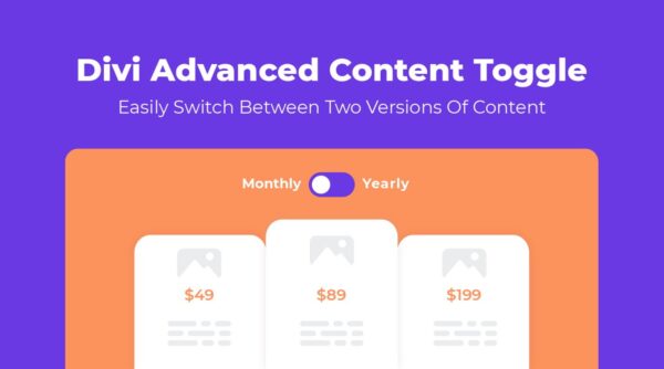 Divi Advanced Content Toggle Module (v1.0.2) - Divi高级内容切换模块