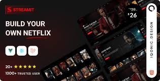 Streamit v5.2.1 视频流媒体 VueJS, React JS, Laravel, HTML 后台模板 + RTL