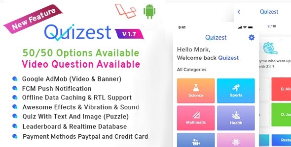 Quizest v2.0.4 完整测验解决方案，附带安卓应用和交互式管理面板