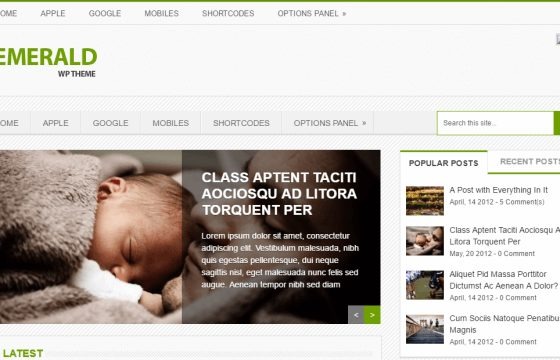 MyThemeShop Emerald WordPress Theme v1.2.0 - 响应式多功能主题