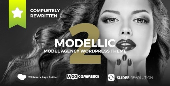 Modellic (v3.3.16) WooCommerce和预订模特机构WordPress主题