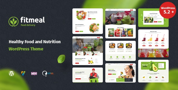 Fitmeal (v1.2.2) 有机食品配送与健康营养WordPress主题
