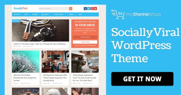 MyThemeShop Viral WordPress Theme v1.1.4 - 病毒式传播的高效WordPress主题