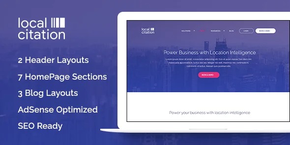 MyThemeShop Local Citation (v1.0.15) WordPress主题 - 本地引证与SEO优化解决方案