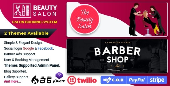 Salon Booking Management System v2.0 - 专业沙龙预约管理系统