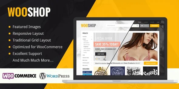 MyThemeShop WooShop (v1.3.9) WordPress主题 - 专业电商网站设计解决方案
