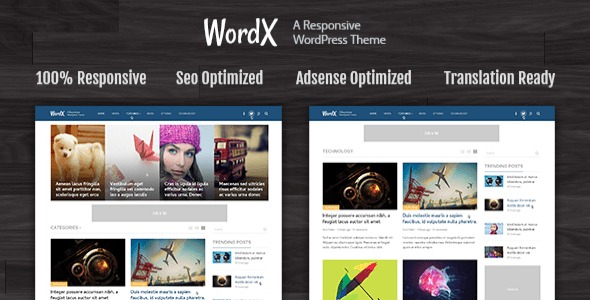 MyThemeShop WordX (v1.3.7) WordPress主题 - 多功能响应式设计