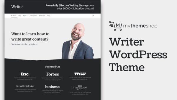 MyThemeShop Writer (v1.2.10) WordPress主题 - 专业写作与博客设计