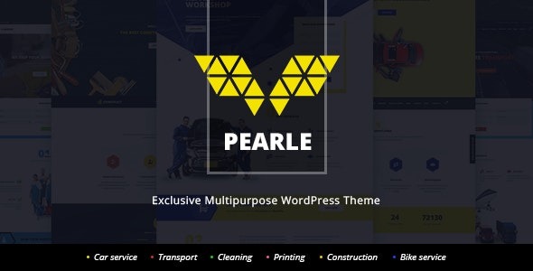 Pearle v1.4.3 多功能服务与商店WordPress主题 - 响应式设计，适合各类商业网站