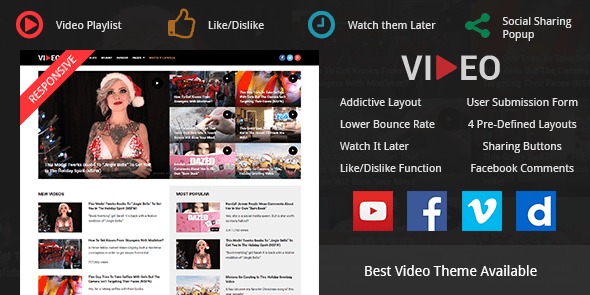 MyThemeShop Video (v2.2.10) WordPress主题 - 专业视频网站建设解决方案