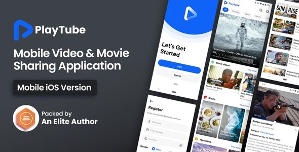 PlayTube IOS v1.9 视频分享脚本移动端IOS原生应用