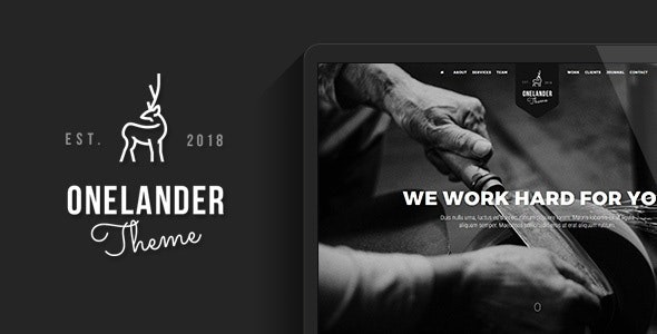 OneLander v2.7.2 创意WordPress主题 - 专业落地页设计