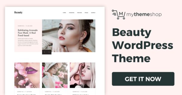 MyThemeShop Beauty WordPress Theme v1.0.0 - 美容行业专业WordPress主题