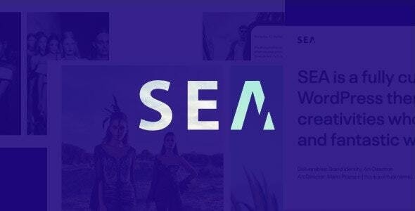 Creative SEA (v1.11.3) WordPress主题 - 响应式创意多功能网站模板
