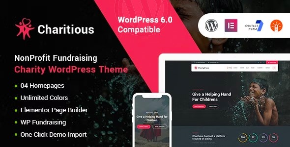Charitious (v3.4) 非营利筹款慈善WordPress主题