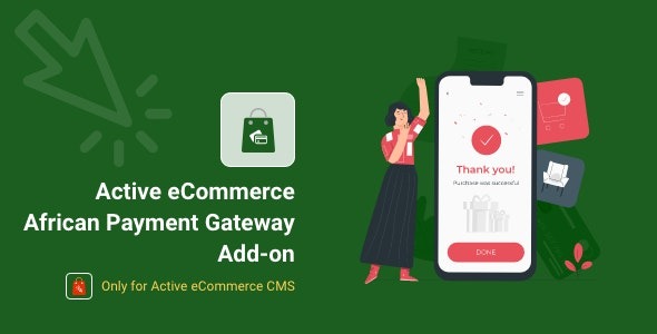 Active eCommerce African Payment Gateway Add-on v1.6 - 非洲支付网关扩展插件