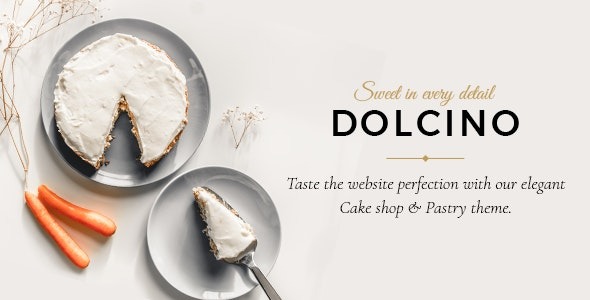 Dolcino (v1.6) 糕点与蛋糕店主题 - 精美甜点店铺设计