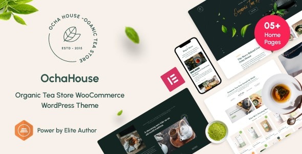 OchaHouse v2.2.8 有机茶商店 WooCommerce WordPress 主题