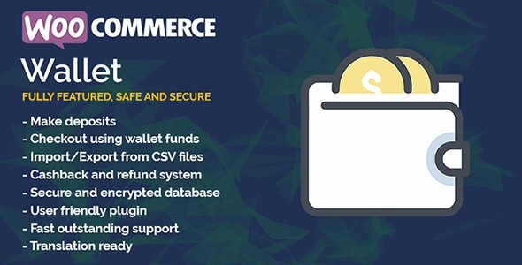 WooCommerce Wallet v3.1.0 - WordPress钱包支付插件