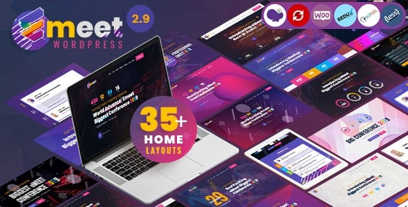 Emeet (v2.9.0) 活动、会议和聚会WordPress主题