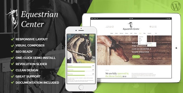 Equestrian Centre (v1.5) 马术学校主题 - 专业马术中心WordPress主题