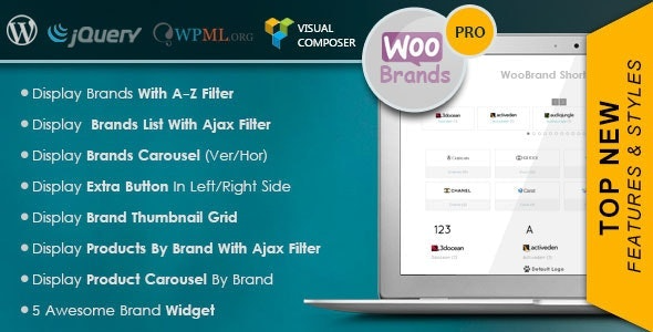 WooCommerce Brands Pro (v4.4.7) - 强大的WooCommerce品牌管理插件