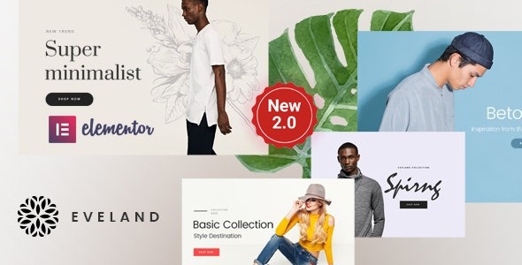 Eveland (v2.1.4) 现代AJAX支持的WooCommerce主题