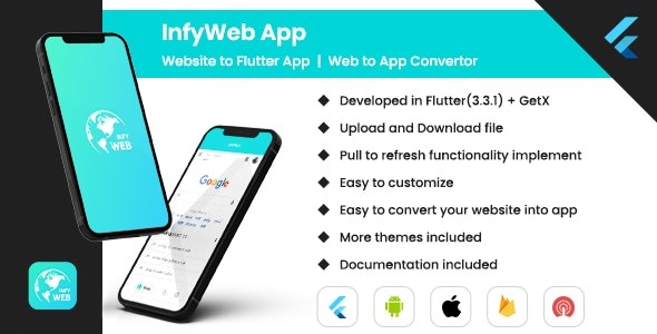 Web to App (13 August 2024) 将网站转换为Flutter应用 | Web View应用 | 网站转应用转换器 (Android, iOS)