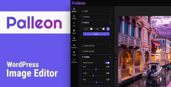 Palleon (v3.8.5) WordPress图片编辑器 - 强大的在线图像处理工具