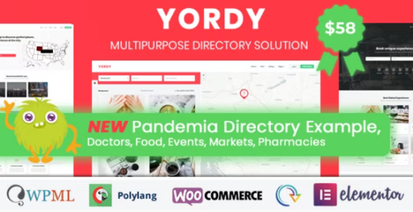 Yordy (v1.4) 多功能目录列表WordPress主题