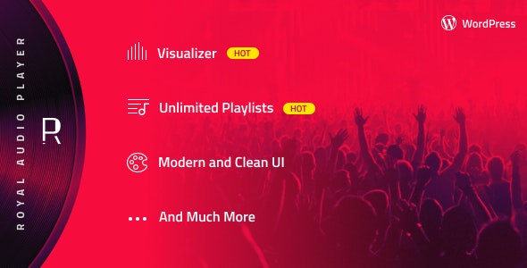 Royal Audio Player WordPress & WooCommerce 插件 (v6.1) - 高品质音频播放解决方案