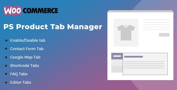WooCommerce Tab Manager v1.16.1 - WooCommerce标签管理插件