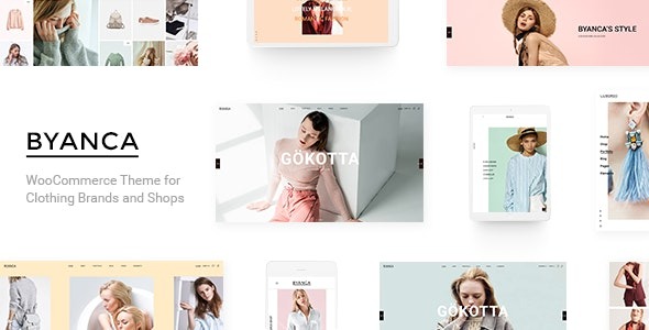 Byanca (v1.5) 现代服装品牌与商店WooCommerce主题