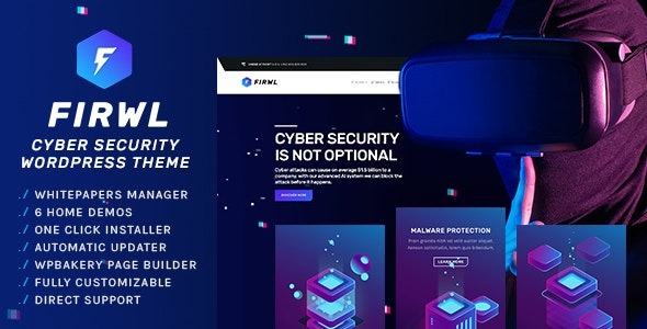 Firwl (v1.5.1) 网络安全WordPress主题