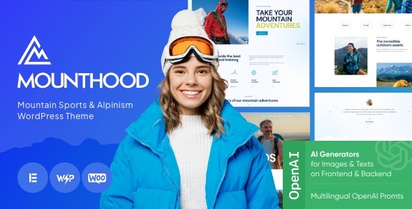 Mounthood (v1.3.2) 现代滑雪和单板滑雪学校WordPress主题