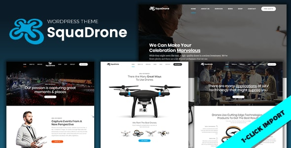 SquaDrone (v1.0.9) 无人机与UAV商业WordPress主题