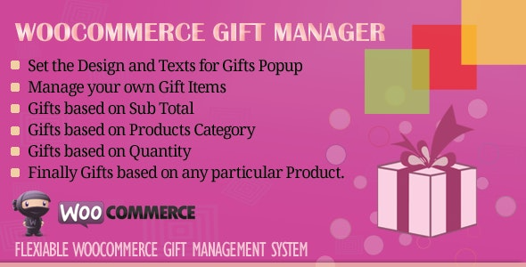 WooCommerce Gift Manager (v2.6) - WooCommerce礼品卡管理插件