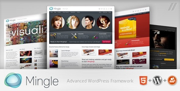 Mingle (v1.8.6) 多功能WordPress主题