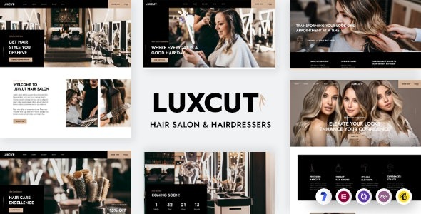 Luxcut (v1.2) 美发沙龙与发型师WordPress主题